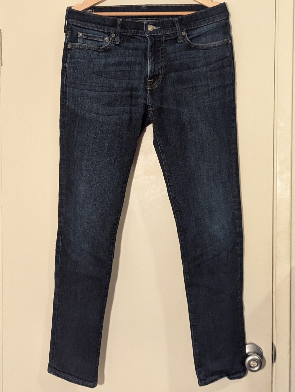 Abercrombie & Fitch Dark Indigo Skinny Jeans, W32 L32